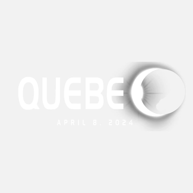 Quebec Canada Eclipse Souvenir April 8th 2024