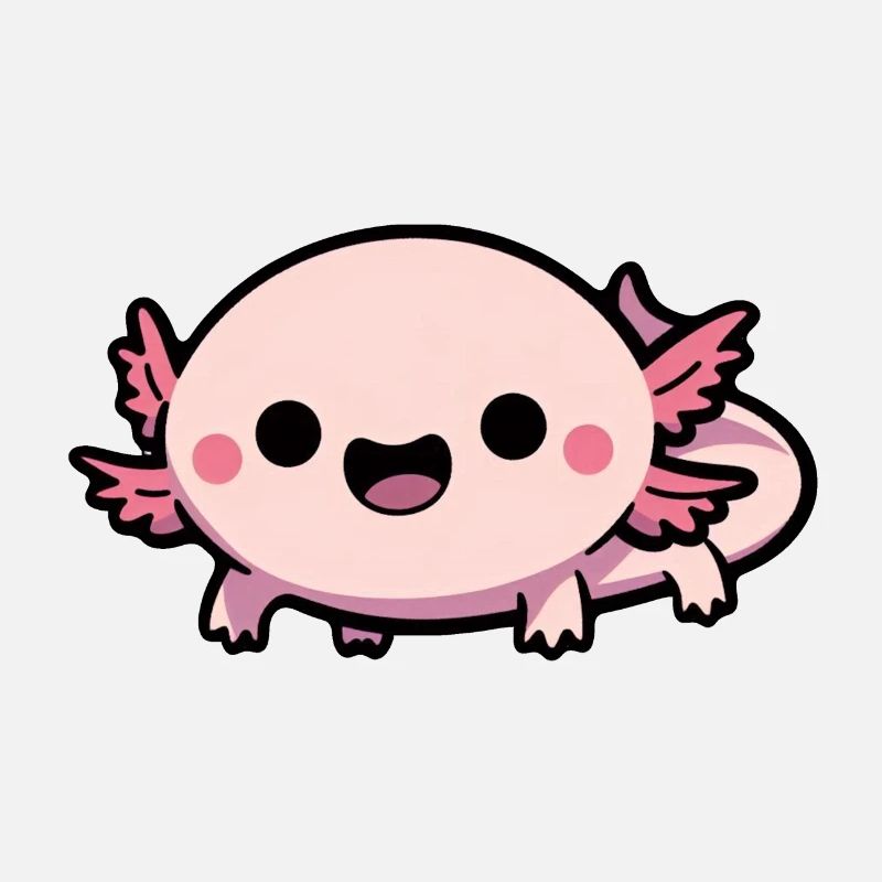 Süßer Chibi Axolotl