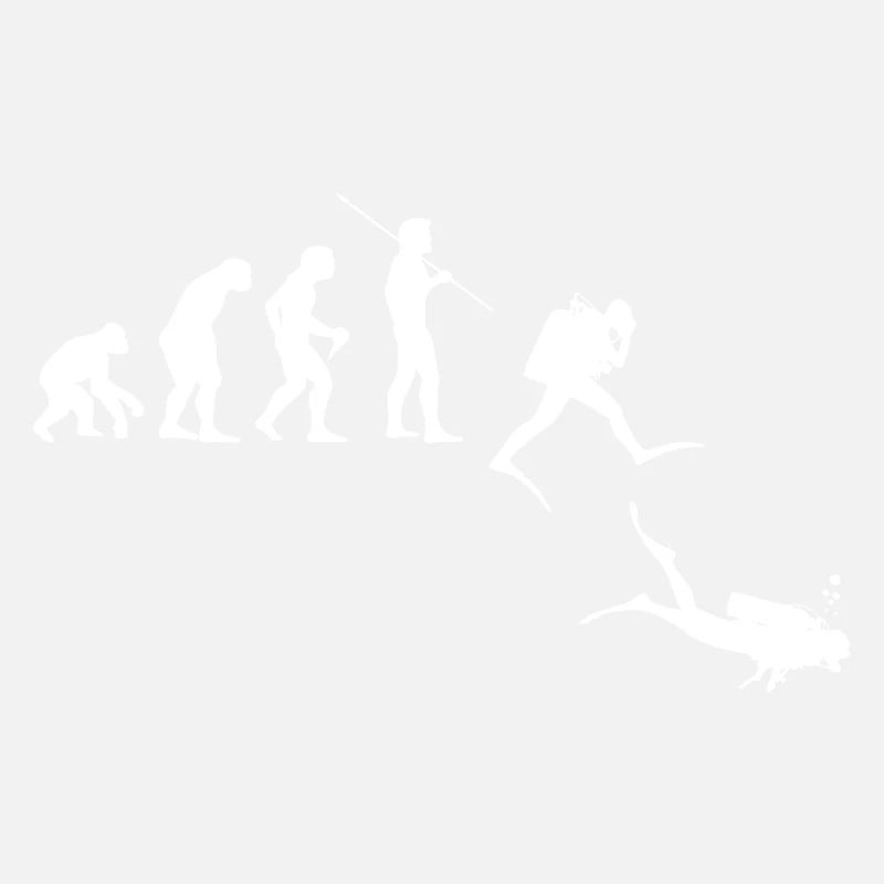 Evolution Graphic Diver Diving Scuba Diver Apnoe S
