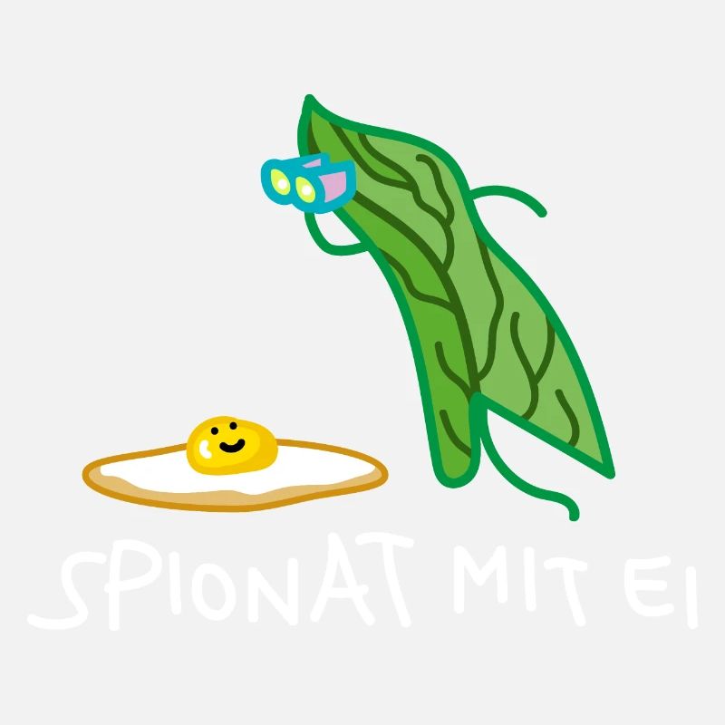 Spinat Humor mit Ei