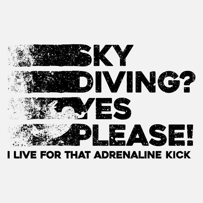 Sky Dive Fever Design. Perfektes Adrenalin-Geschenk