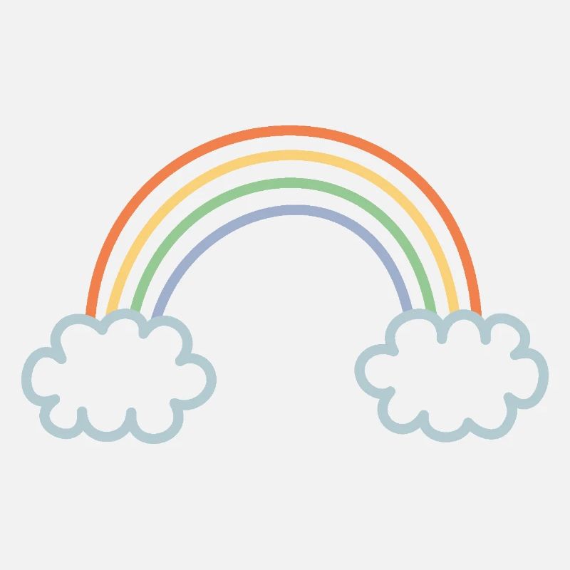 Regenbogen eingefaerbt