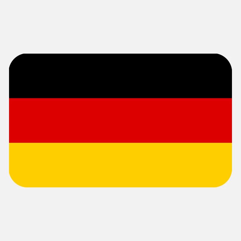 GERMANY FLAG round corner 400 dpi