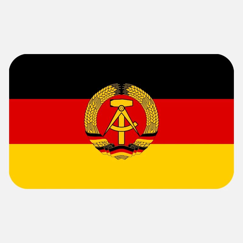 GDR FLAG round corner 400 dpi