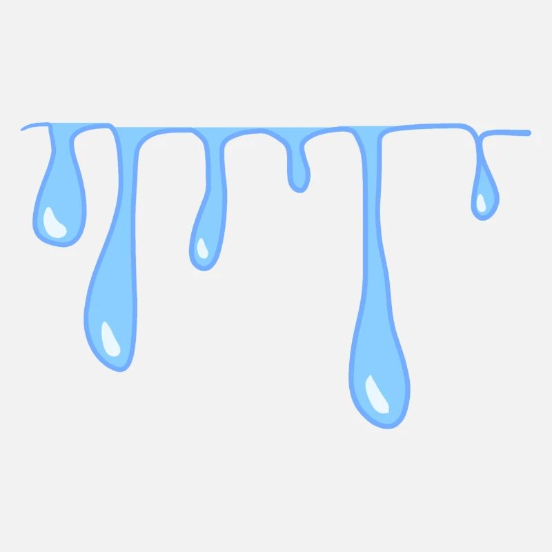 water drops slime line pattern