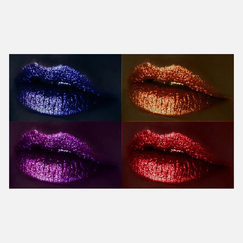 Glitzer Lippen dark