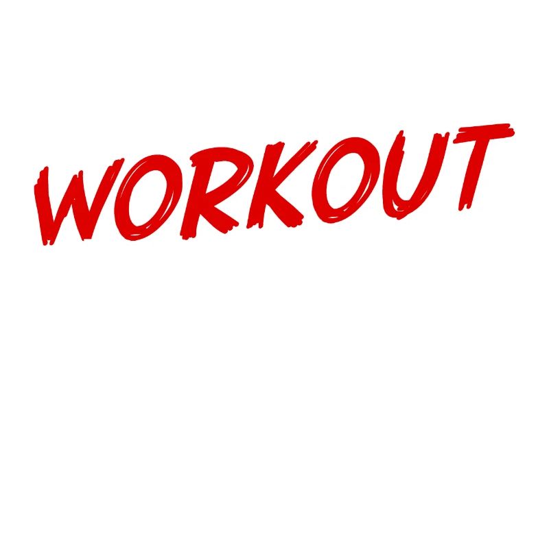 Workout because murder is illegal - Cooler Spruch