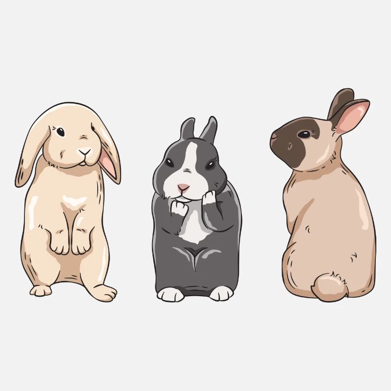Cute rabbit design for bunny owners