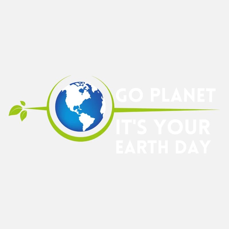 Go Planet It's Your Earth Day Rainbow