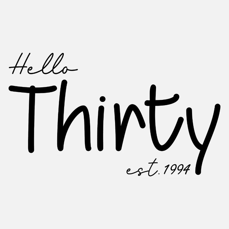 Feiern Sie den 30. Geburtstag - Hello Thirty est 1994