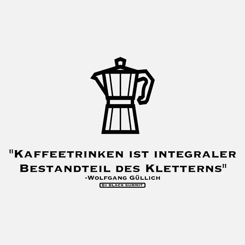 Der Kaffe ist ein MUSS beim Klettern
