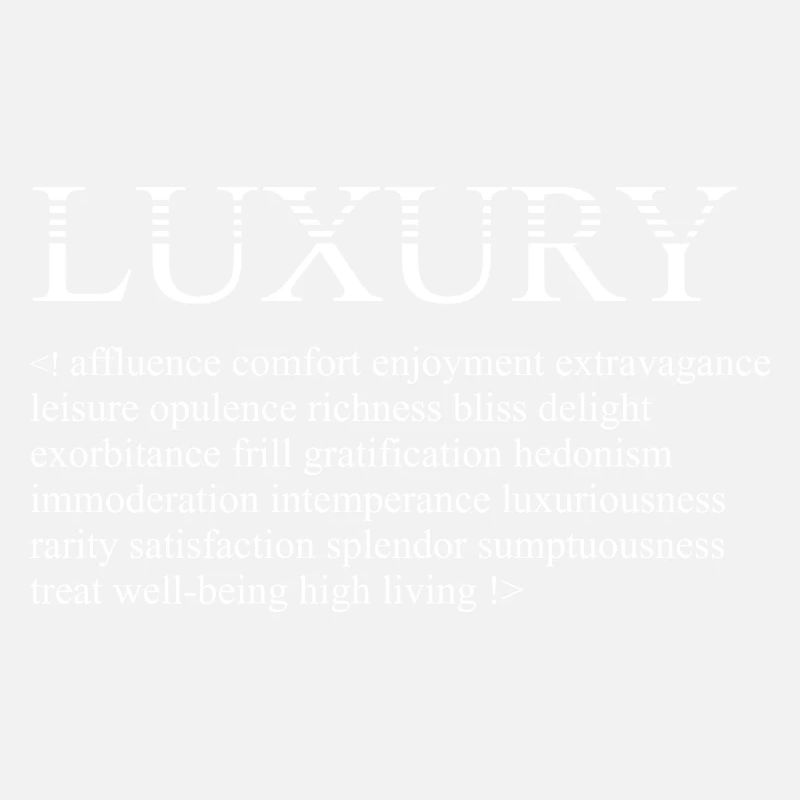 LUXURY - Examples - Lines Series