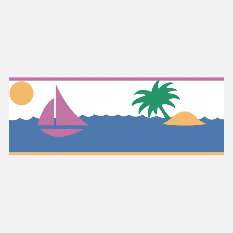 Südsee Sonne Strand Plamen Segelboot