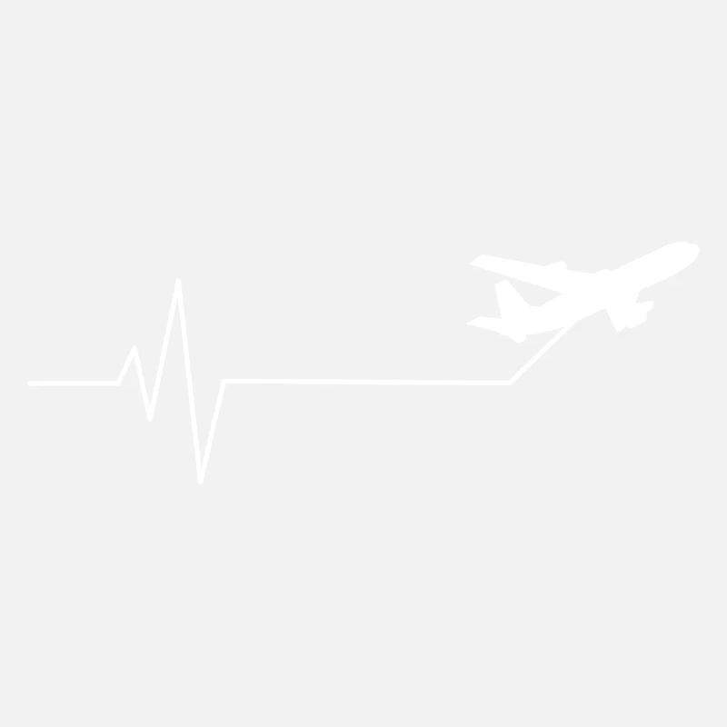 Herzschlag Flugzeug Pilot
