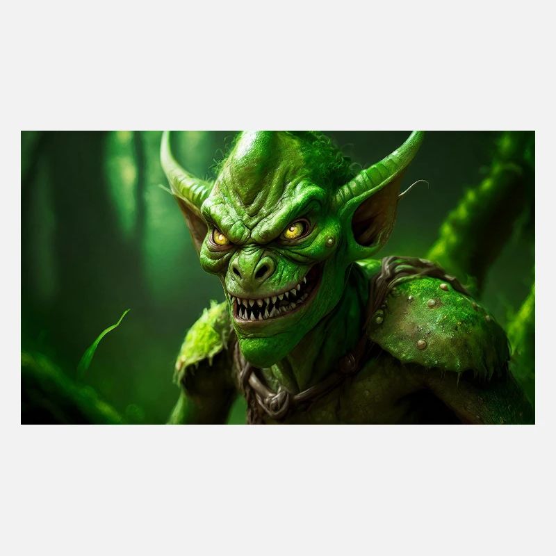 evil goblin evil smile monster dark horror scary