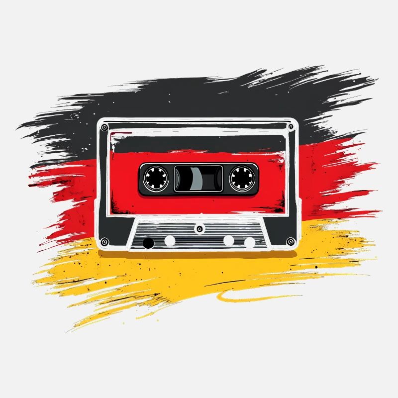 Look cassette mixtape des années 80