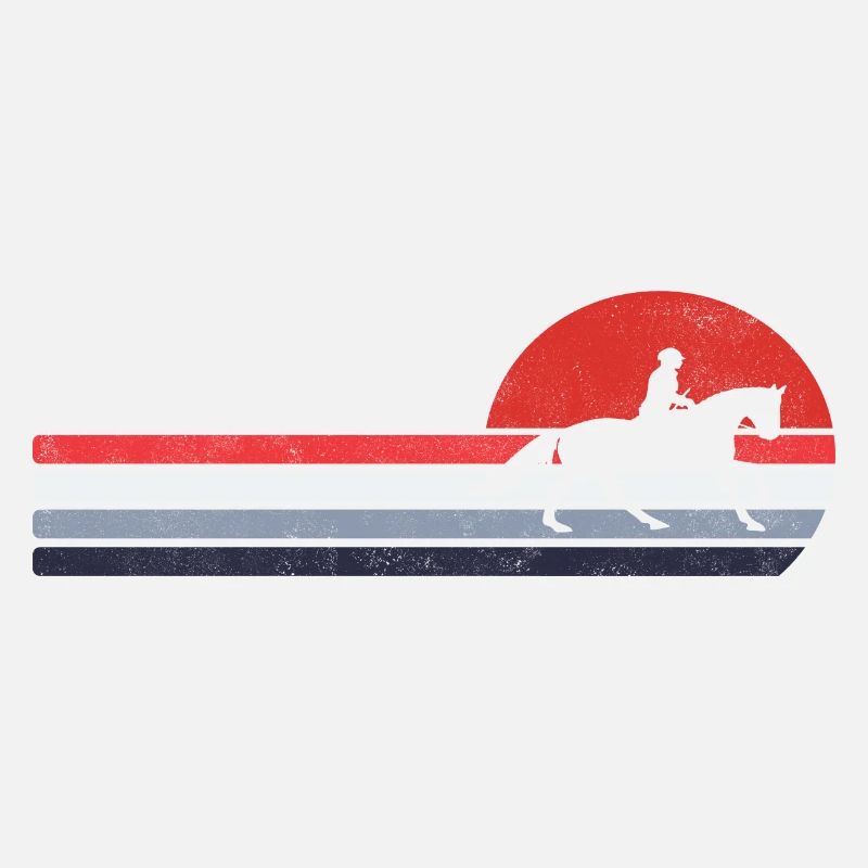 Cavalier Cavalier Cheval Vintage Rétro