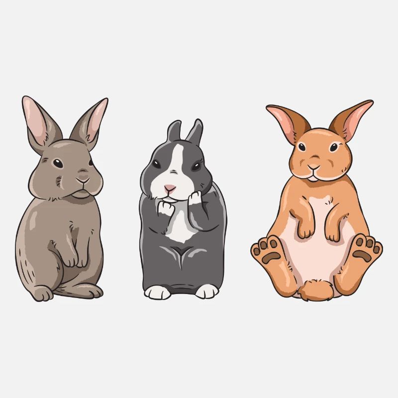 Cute rabbit design for bunny owners
