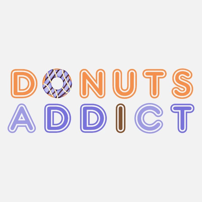 Donuts addict purple choco