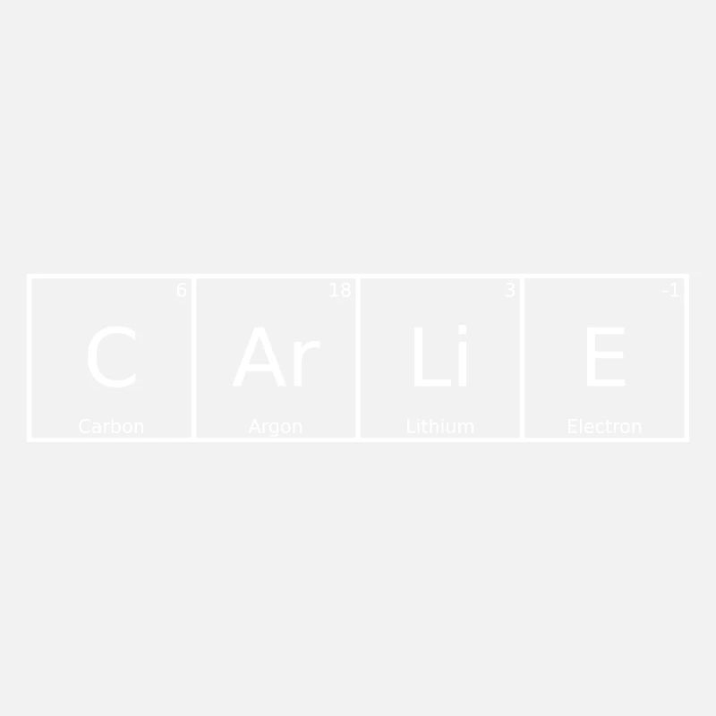 Carlie Name First Name Chemistry Periodic Table Elements