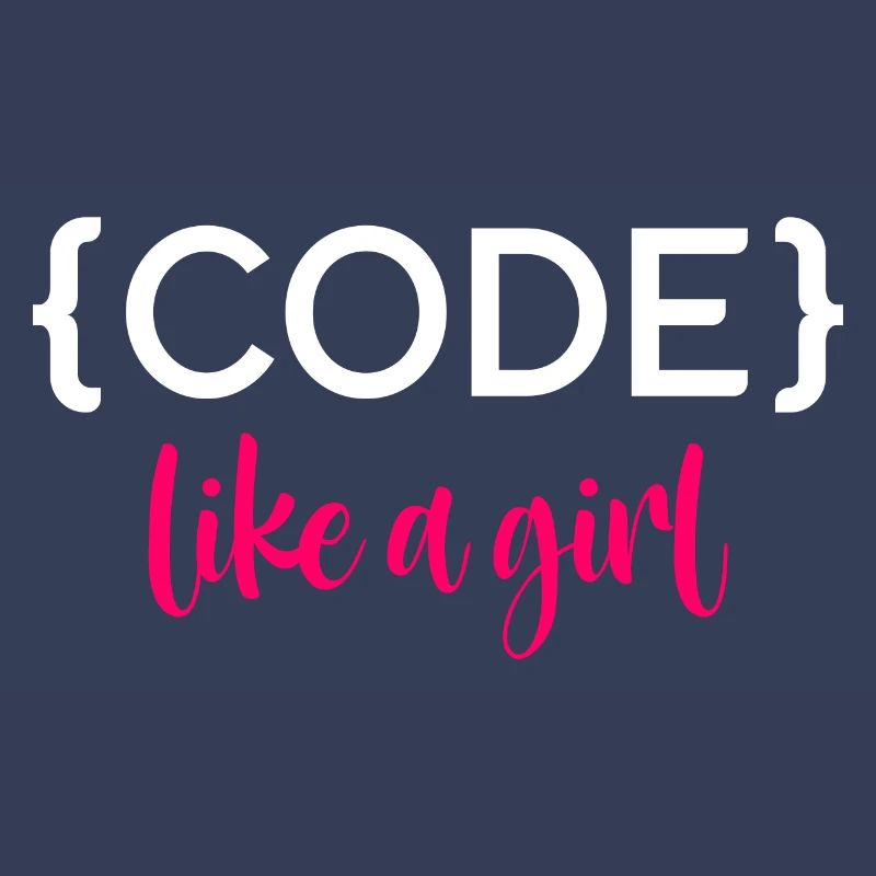 Code Like A Girl Programming Coder Computer Geek D