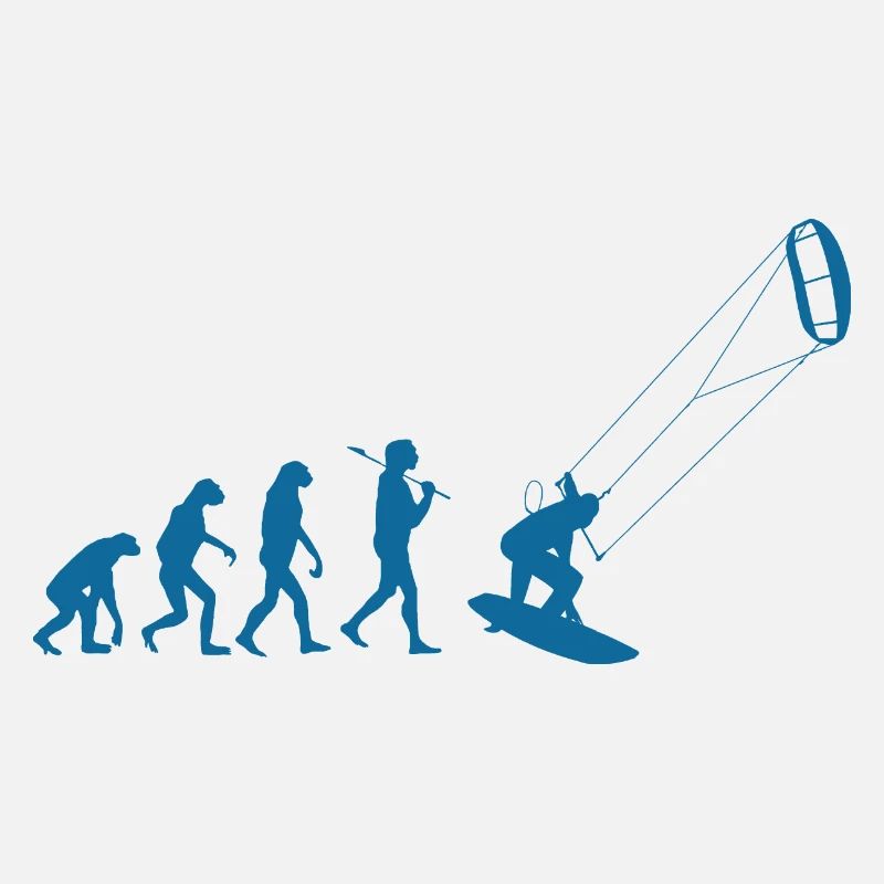 Kitesurfer Evolution Kitesurf Kitesurf Wind Water Sport