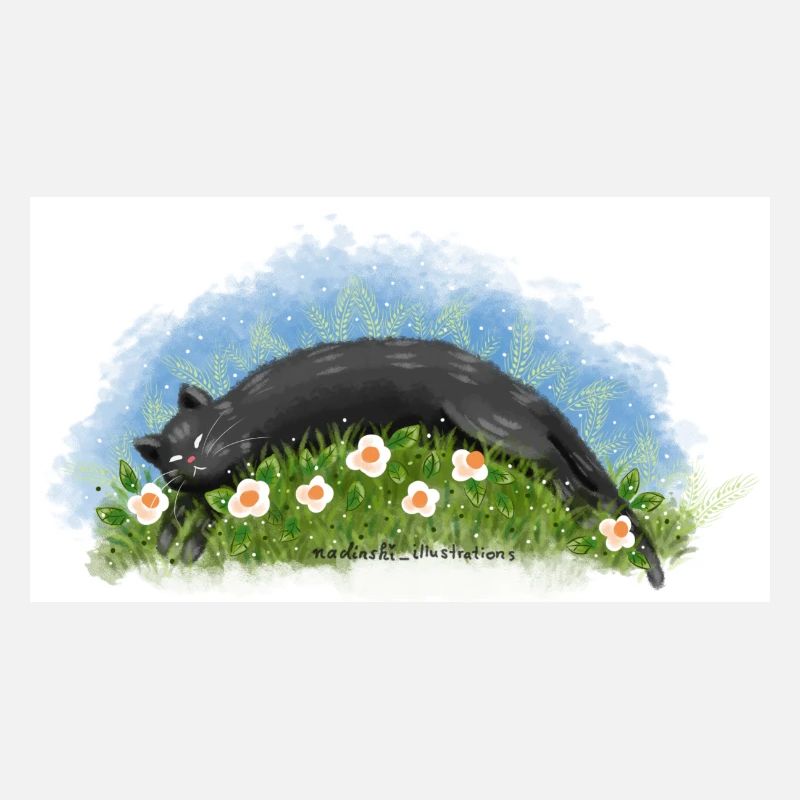 Le chat dort