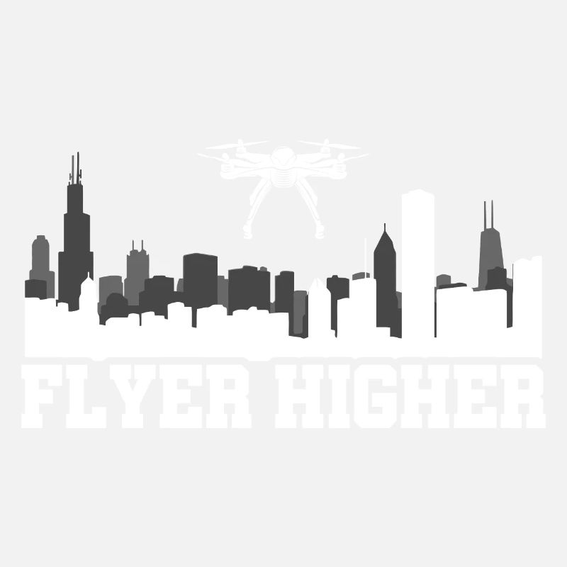 Flyer Higher Drone Flying Quadcopter Pilot RC Dron