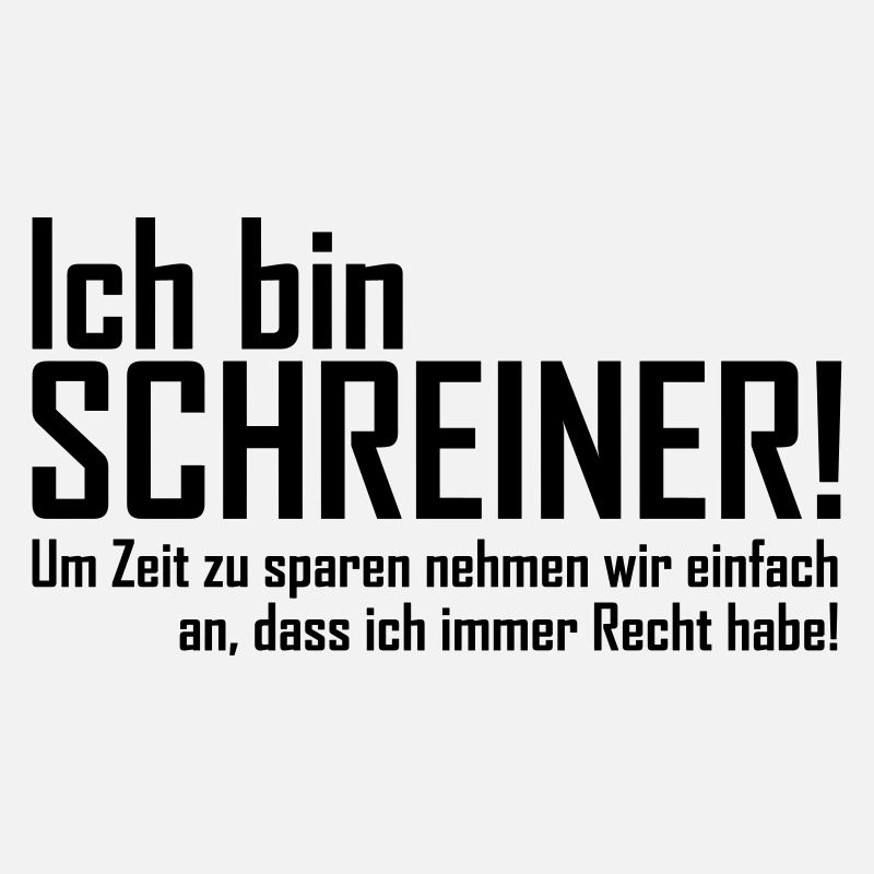 ich bin schreiner