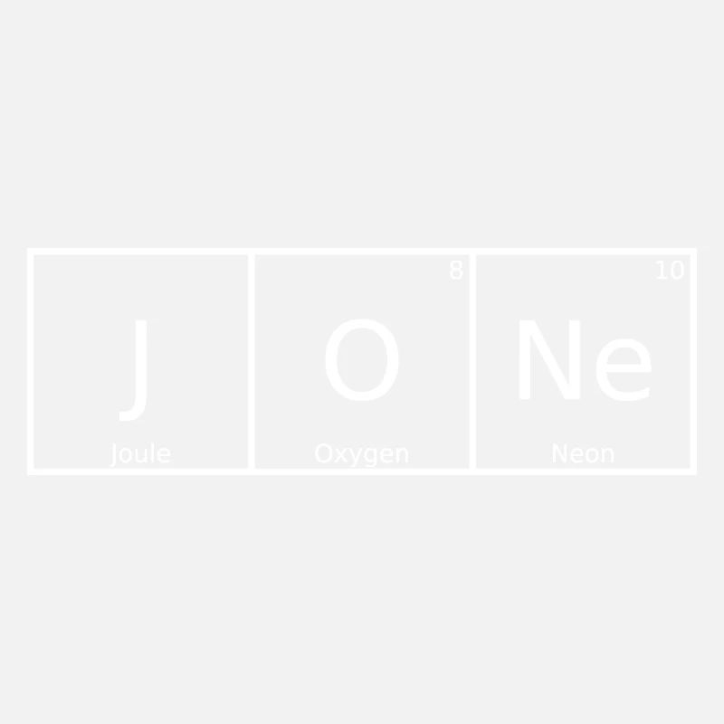 Jone Surname First Name Chemistry Periodic Table Elements