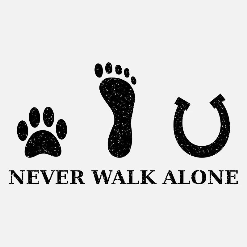 Never walk alone black