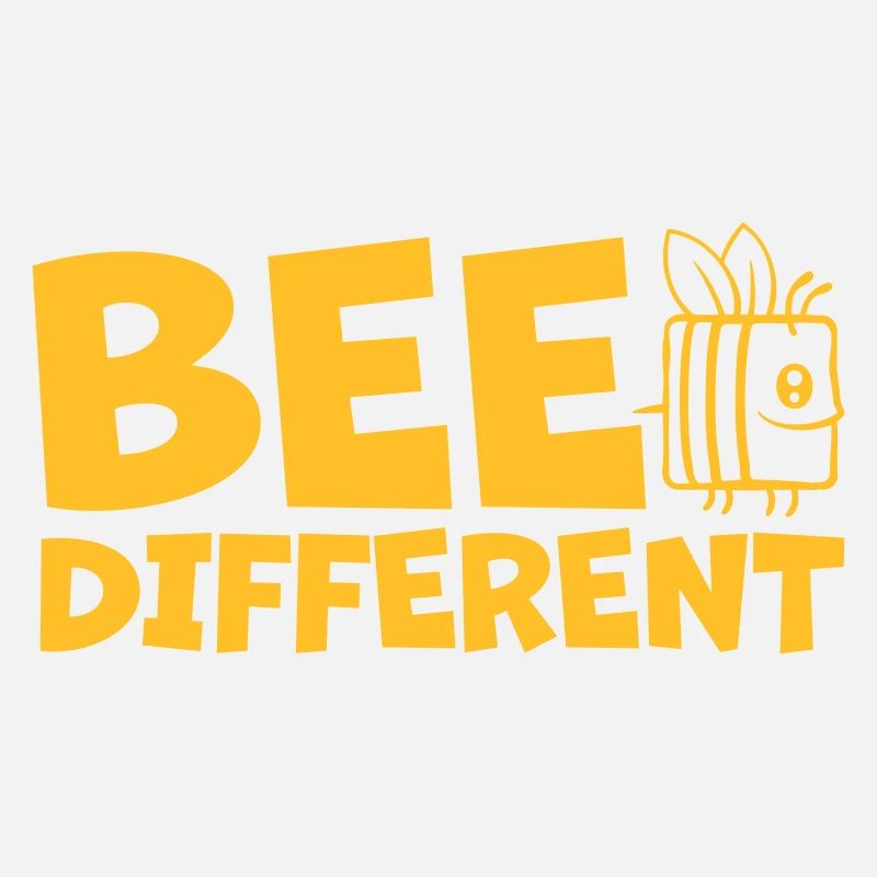 bee different Spruch Zitat