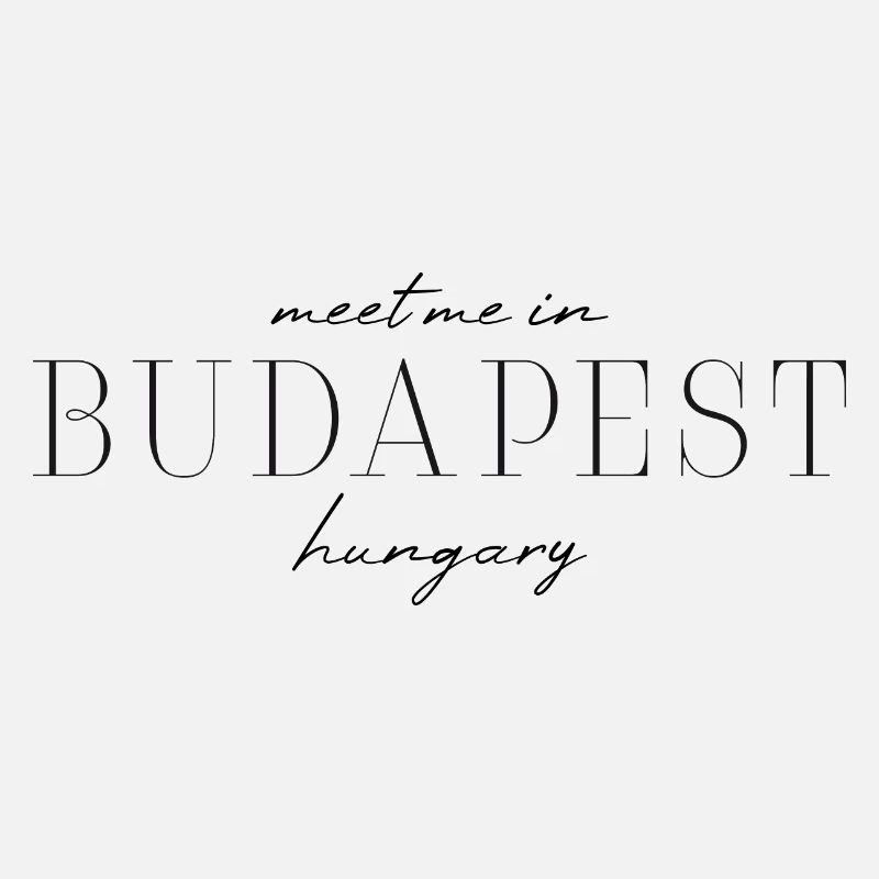 Découvrez Budapest avec ce t-shirt