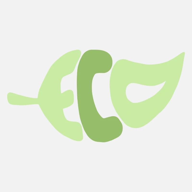 Eco in leaf shape