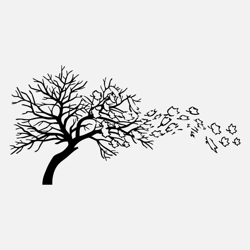 Herbstblätter wind baum