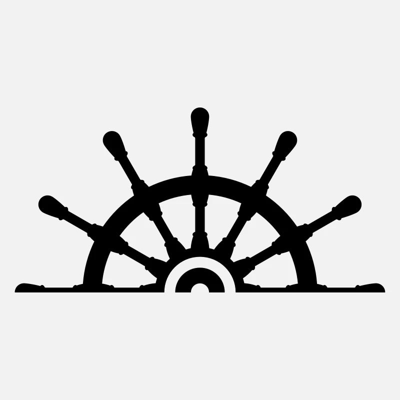 Half Ship Steering Wheel