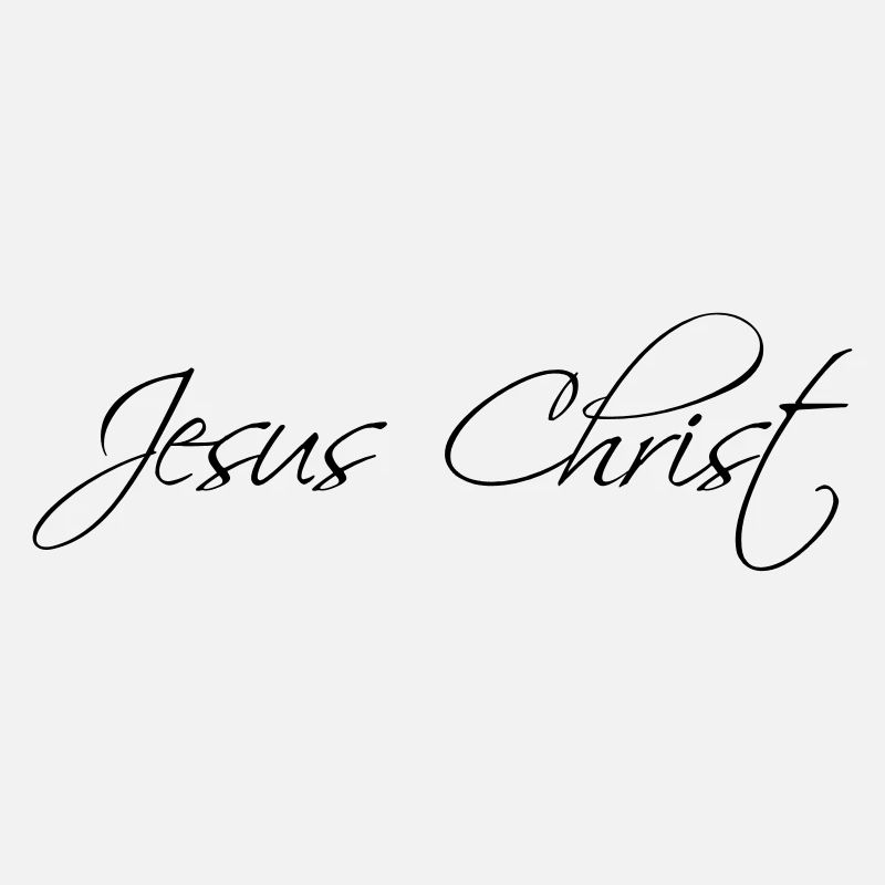 christian logo cool, texte jésus christ