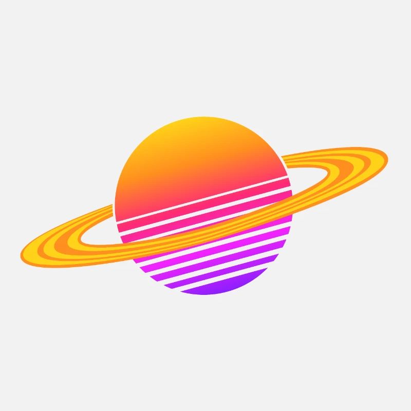 Synthwave Saturn