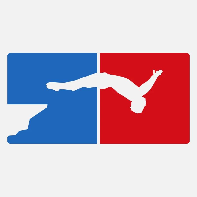 Retro Graphic Cliff Diver Cliff Diving Tombstoning
