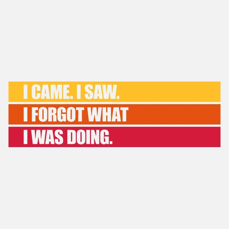 I came saw forget