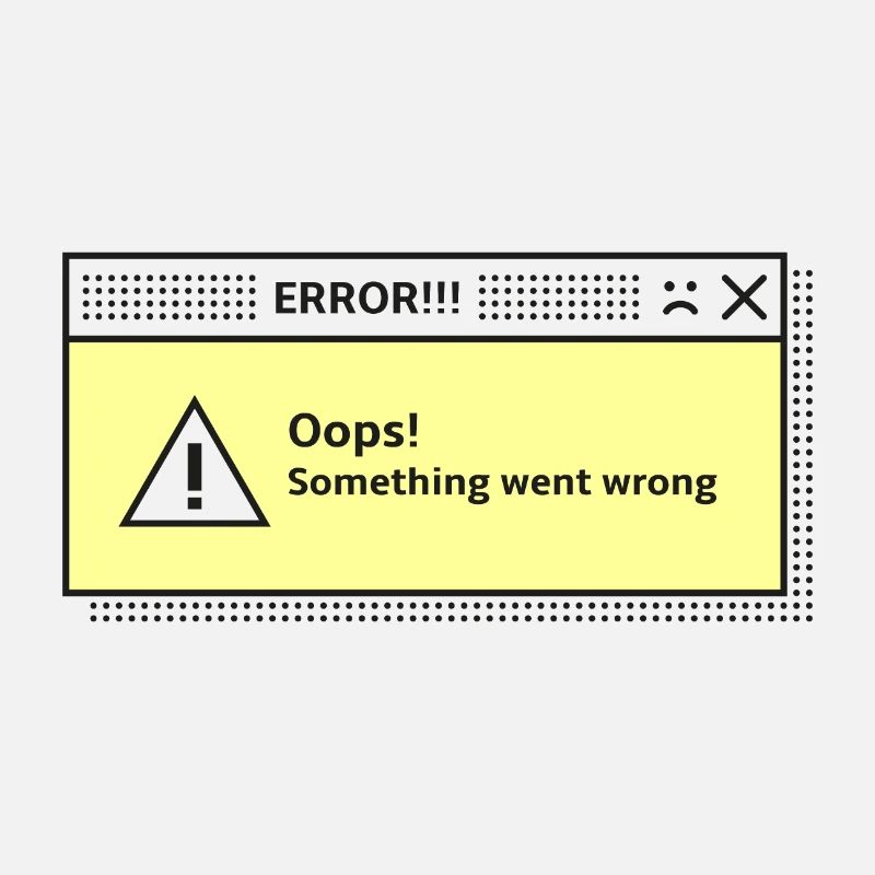 Warnmeldung Systemdialog Fehler Computer
