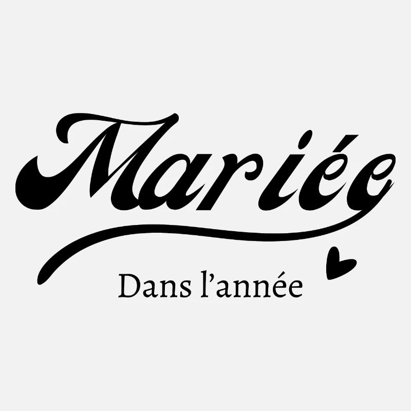 Mariée dans l’année