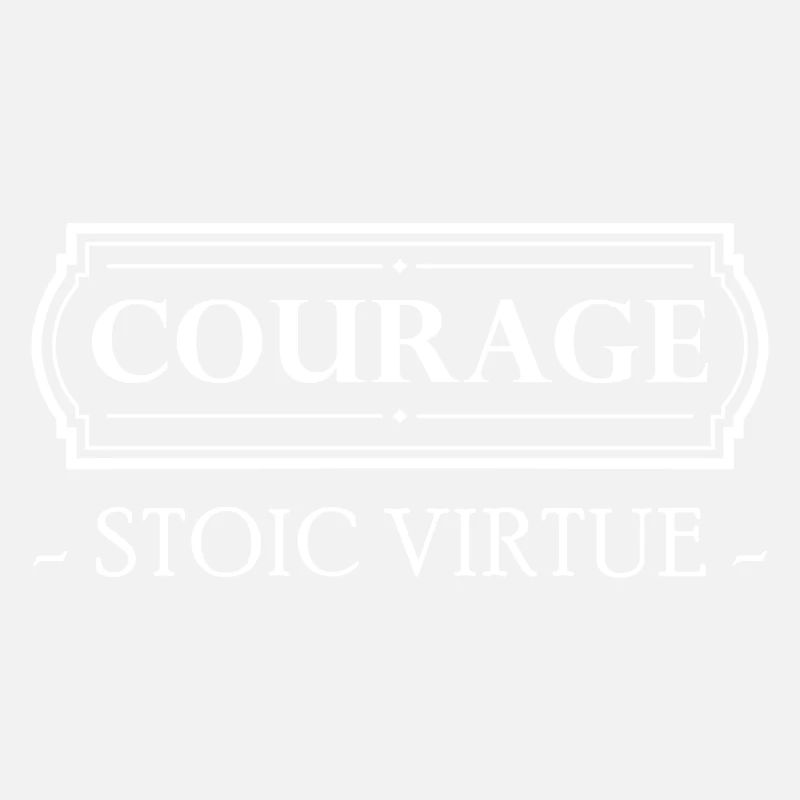 Stoizismus Geschenk Stoische Tugend Courage Mut