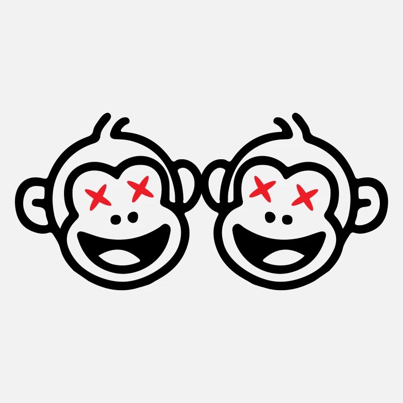 Équipe de singes drôle