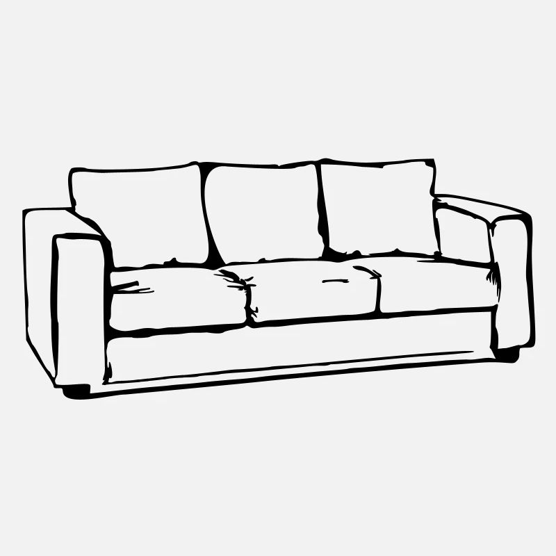 Sofa, couch, ottoman, recliner, sofa, couch, bed,