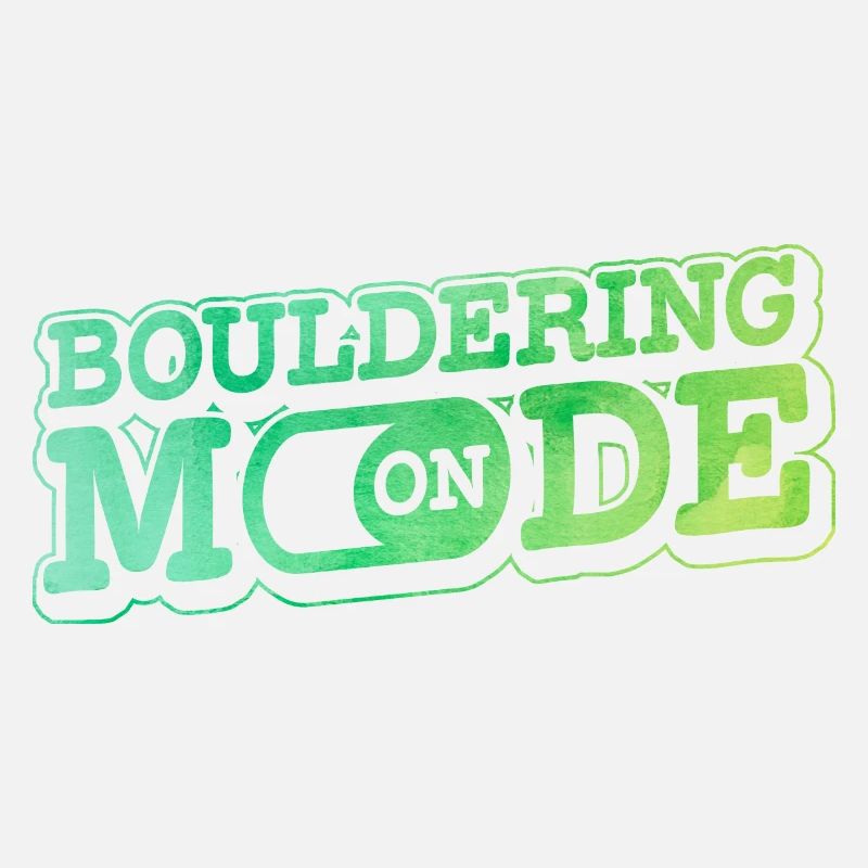 Bouldering Mode On Rock Climber Rock Boulder Mount