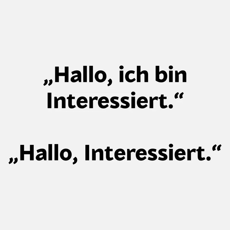 hallo bin interessiert