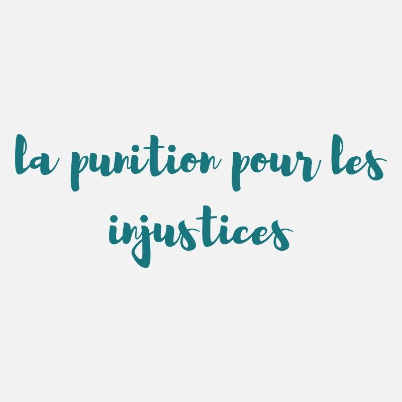 la punition pour les injustices.
