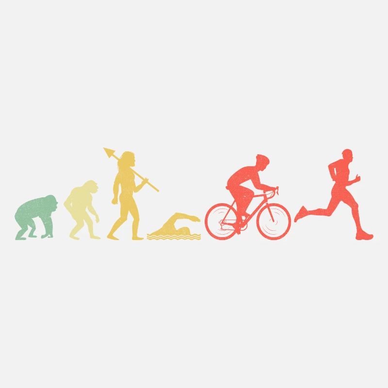 Evolution Triathlon Run Bike Swim Triathlete Triat