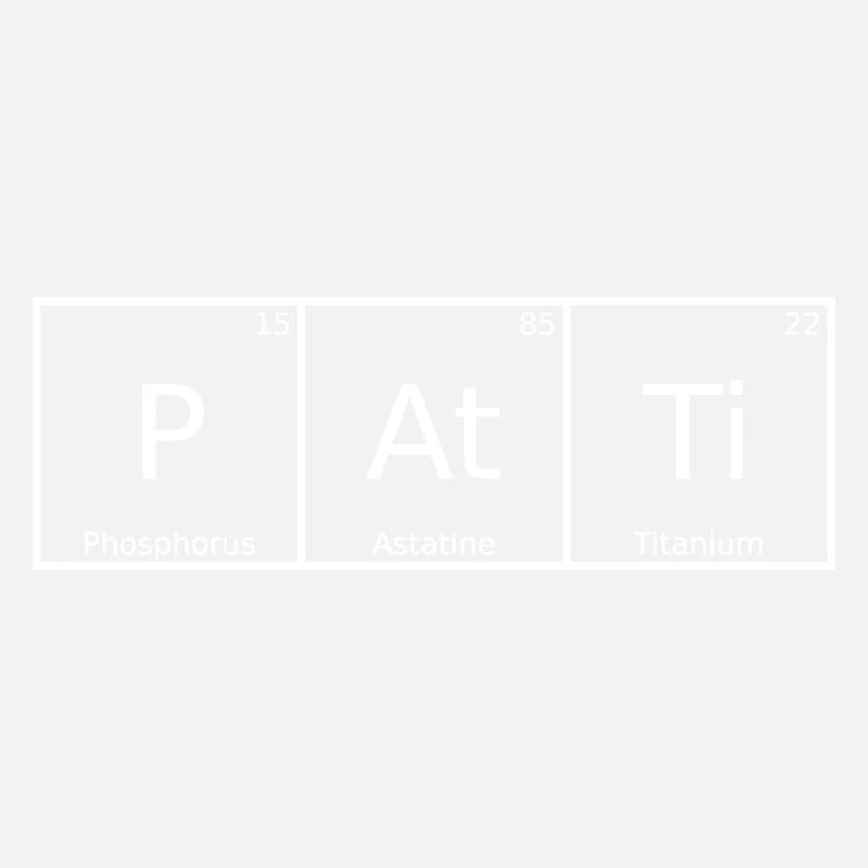 Patti Name First Name Chemistry Periodic Table Elements